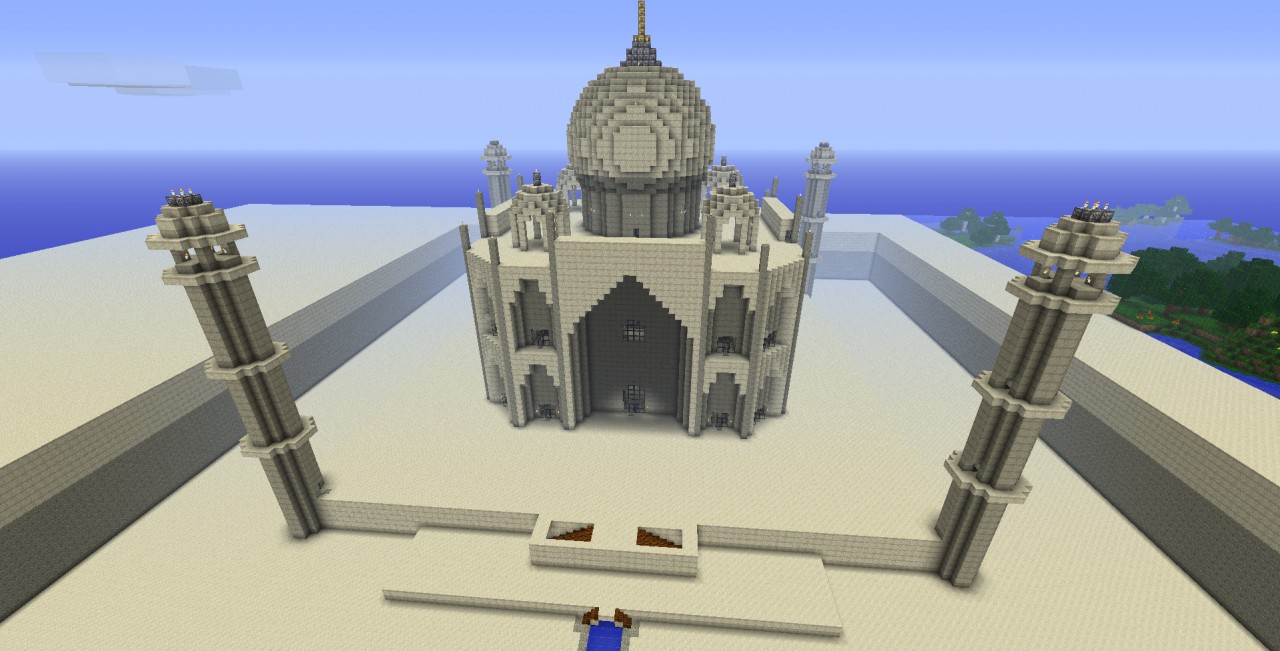 A view of the entire build from up high